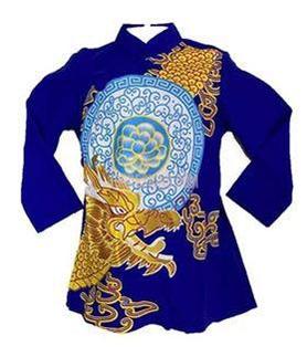 Áo Dài Bé Trai  Rồng Xanh Trống Đông |Blue Ao Dai Baby Boy