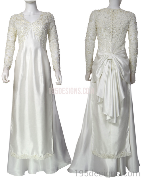 ÁO DÀI Cưới Trắng cao cấp Kết Đá Hột Bẹt| White AO DAI Wedding