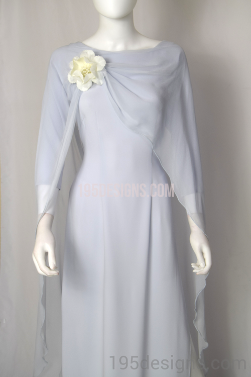 Ao Dai Xanh Xám Mẹ Cô Dâu | Ao Dai Mother of the bride