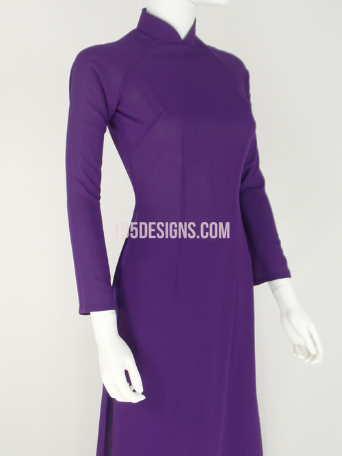 Ao Dai Tím Huế Tầm ý- Purple Hue Ao Dai