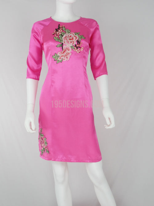 Lụa hồng hoa