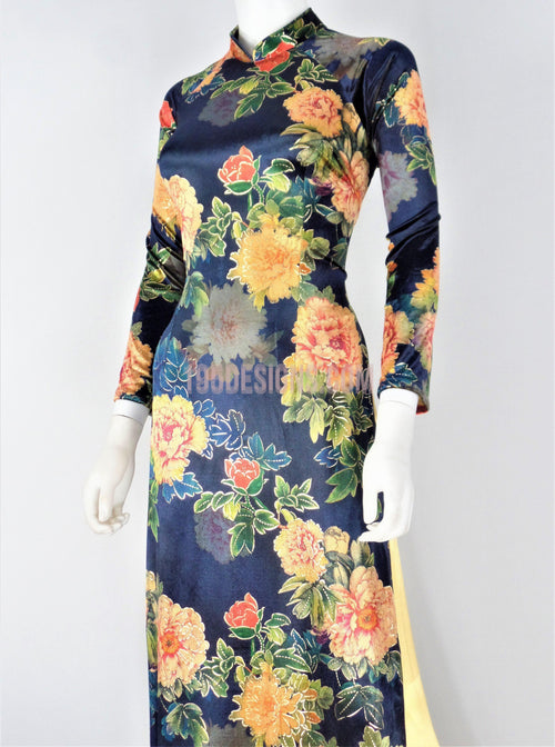 Áo Dài Nhung Hoa | Vietnamese Ao Dai