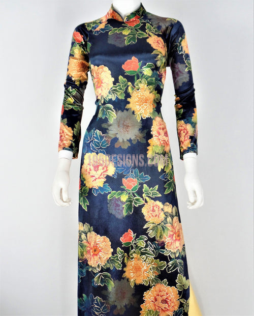 Áo Dài Nhung Hoa | Vietnamese Ao Dai