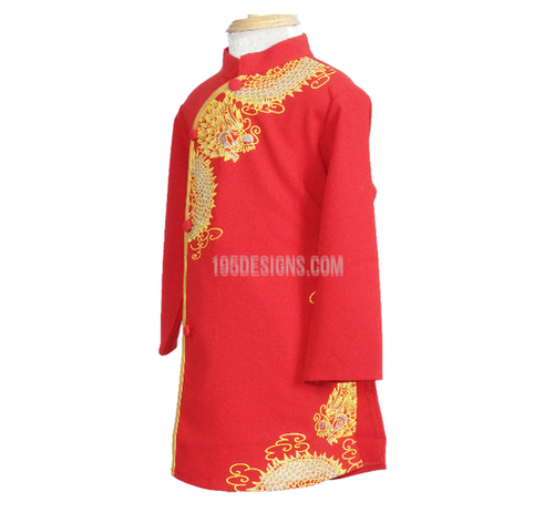 Ao Dai Rồng Đỏ Baby Boy